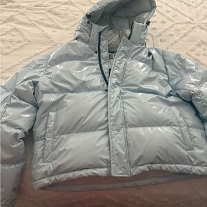 Aritzia Light Blue Puffer Jacket